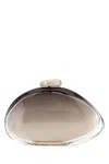 Benedetta Bruzziches Women Transparent Methacrylate Ariel Clutch In Multi