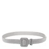 Benedetta Bruzziches Crystal Embellished Metallic Finish Belts In Neutral