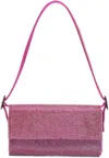 Benedetta Bruzziches Petite Crystal-embellished Clutch Bag In Fuchsia