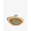 Benedetta Bruzziches Womens Armonia Organic-shape Acrylic Clutch Bag Alma In Alma