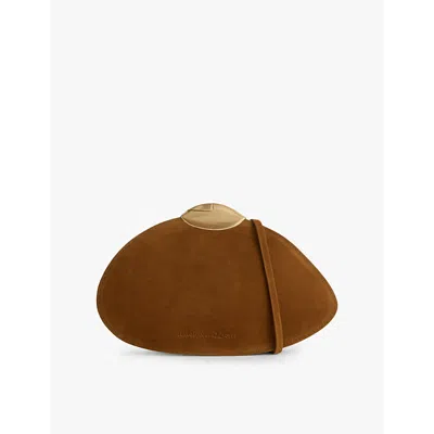 Benedetta Bruzziches Womens Amber Belle De Jour Leather Clutch Bag