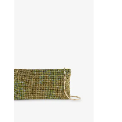 Benedetta Bruzziches Womens Your Best Friend La Petite Rhinestone-embellished Shoulder Bag Lets Get Lost