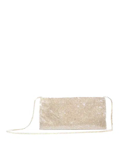 Benedetta Bruzziches Your Best Friend La Grande Embellished Shoulder Bag In Nude