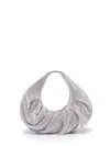 Benedetta Bruzziches Yennefer Crystal Top Handle Bag In Silver