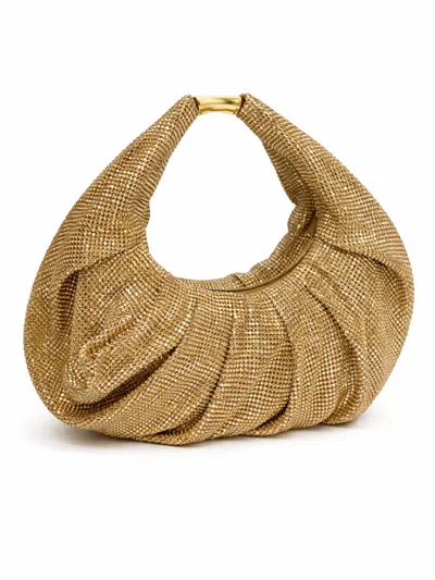 Benedetta Bruzziches Yennefer Top Handle Bag In Gold