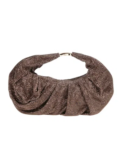 Benedetta Bruzziches Yennefer Embellished Zipped Tote Bag In Brown