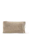 Benedetta Bruzziches Your Best Friend Crystal-embellished Clutch Bag In Silver