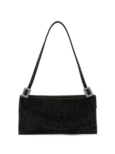 Benedetta Bruzziches Your Best Friend La Grande Crystal-embellished Handbag In Black