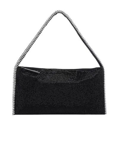 Benedetta Bruzziches Your Best Friend La Grande Embellished Shoulder Bag In Black