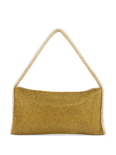 Benedetta Bruzziches Your Best Friend La Grande Shoulder Bag In Gold