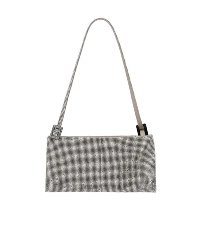 Benedetta Bruzziches Your Best Friend La Grande Shoulder Bag In Gray