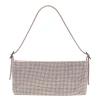 Benedetta Bruzziches Your Best Friend La Grande Mesh Crystal Shoulder Bag In Pink