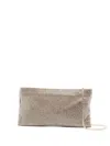 Benedetta Bruzziches La Petite Your Best Friend Clutch Bag In Neutral