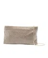 Benedetta Bruzziches La Petite Your Best Friend Clutch Bag In Neutral