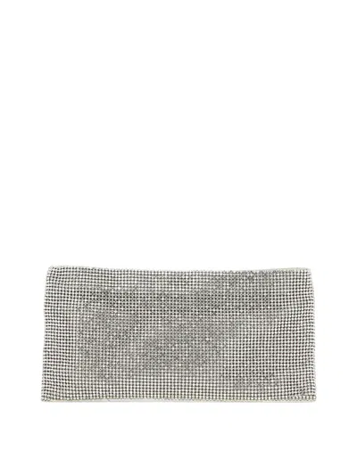 Benedetta Bruzziches Your Best Friend La Petite Crossbody Bag In Silver