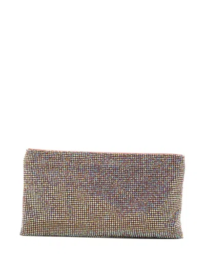 Benedetta Bruzziches Your Best Friend La Petite Embellished Clutch Bag In Brown