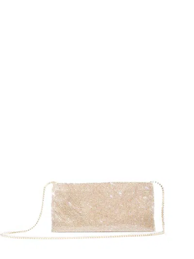 Benedetta Bruzziches Your Best Friend La Grande Embellished Shoulder Bag In Nude