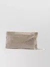Benedetta Bruzziches La Petite Your Best Friend Clutch Bag In Neutral