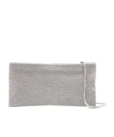 Benedetta Bruzziches La Petite Evening Bag In Silver