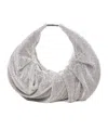 Benedetta Bruzziches Yennefer Crystal Top Handle Bag In Gray