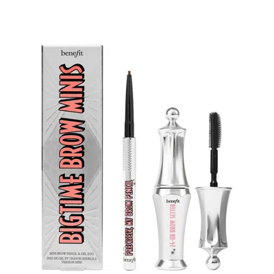 Benefit Bigtime Brow Minis - Precisely, My Brow Pencil And Gel Setter Duo (various Shades) - Neutral In Neutral Medium Brown