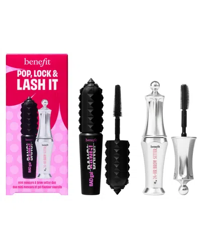 Benefit Cosmetics 2-pc. Pop Lock And Lash It Mini Mascara And Brow Gel Duo Set In Transparent