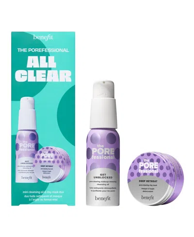 Benefit Cosmetics 2-piece Porefessional Unplug Pores Care Set In Transparent