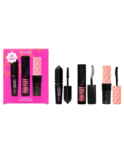 Benefit Cosmetics 3-piece Lit Up Lashes Mascara Mini Set In Transparent