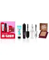 BENEFIT COSMETICS 5-PC. A-LIST MINI MAKEUP SET