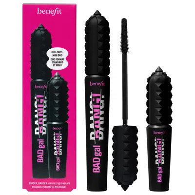 Benefit Cosmetics Bangin' Lashes Volumizing Mascara Duo Set 0.3 oz (mini) 0.14 oz (full-size)/4 G (mini) 8.5 G (full-s