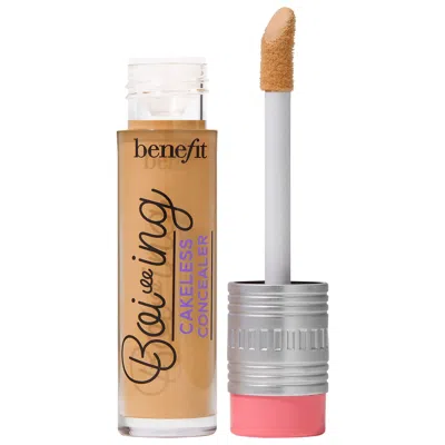 BENEFIT COSMETICS BOI-ING CAKELESS FULL COVERAGE WATERPROOF LIQUID CONCEALER SHADE 9.5 POWER UP 0.17 OZ/ 5.0 ML