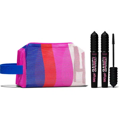 Benefit Cosmetics Double The Bang! Mascara Set $58 Value In Transparent