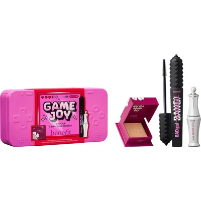 Benefit Cosmetics Gamejoy 3-piece Makeup Gift Set $64 Value In Transparent