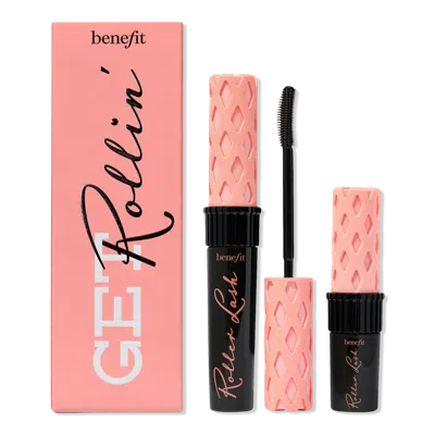 Benefit Cosmetics Get Rollin' Full Size & Mini Mascara Duo In Pink