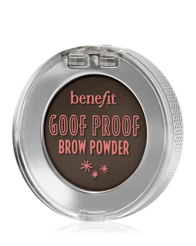 Benefit Cosmetics Goof Proof Brow Powder In . - Neutral Deep Brown