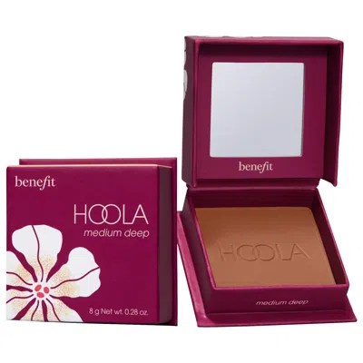 BENEFIT COSMETICS HOOLA MATTE POWDER BRONZER MEDIUM-DEEP 0.28 OZ / 8 G
