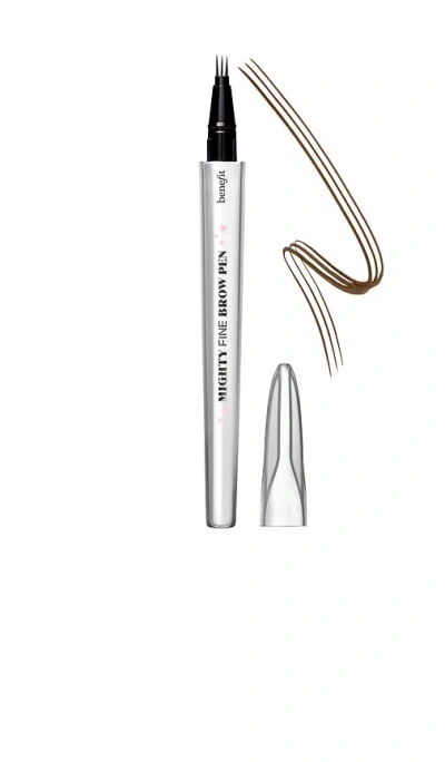 Benefit Cosmetics Mighty Fine Brow Pen In Warm Black-brown