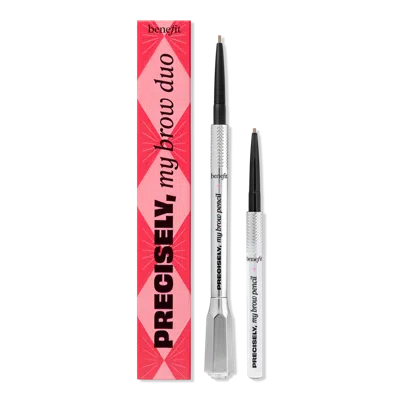 Benefit Cosmetics Precisely, My Brow Pencil Full Size & Mini Duo - Shade 2.5 In Gray