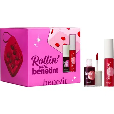 Benefit Cosmetics Rollin' With Benetint 3-piece Lip & Cheek Gift Set $57 Value In Transparent