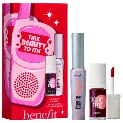Benefit Cosmetics Talk Beauty To Me Benetint & They're Real Mascara Duo Gift Set 0.2 Oz, 0.3 Oz/6 Ml, 8.5 G