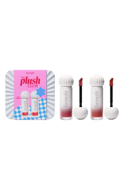 Benefit Cosmetics The Plush Club Moisturizing Matte Lip Tint Duo $48 Value In White