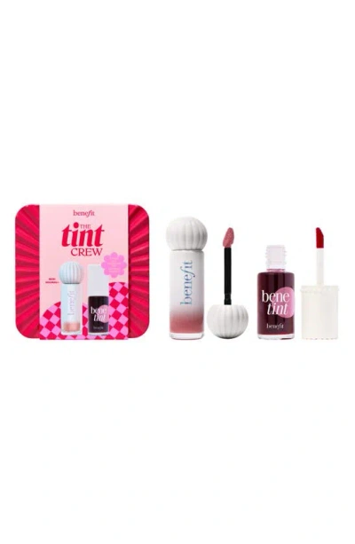 Benefit Cosmetics The Tint Crew Lip Duo $48 Value In White