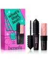 Benefit Cosmetics What's That Lash 2-piece Mascara Minis Gift Set In Transparent