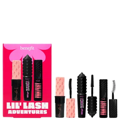 Benefit Lil' Lash Adventures Fanning, Volumising And Curling Mascara Trio In White