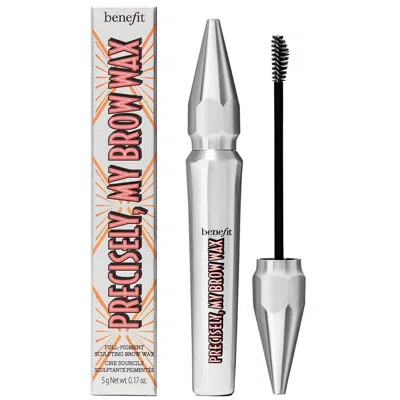 Benefit Precisely My Brow Full Pigment Sculpting Brow Wax 5g (various Shades) - 6 Cool Soft Black In White