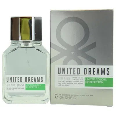 Benetton 285673 3.4 oz United Dreams Aim High Eau De Toilette Spray In White