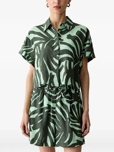 Benetton Abstract-pattern Shirt In Multi