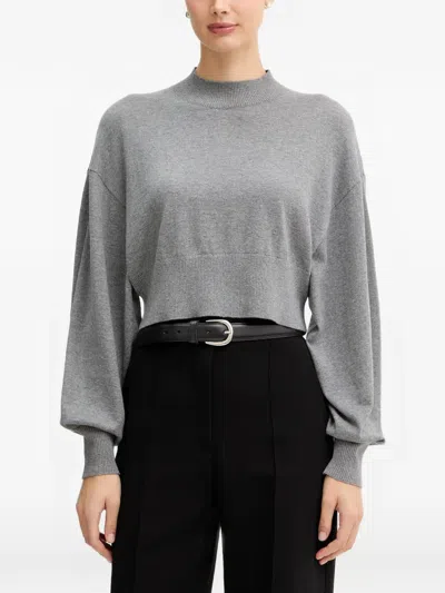 Benetton Balloon-sleeve Sweater In Multi