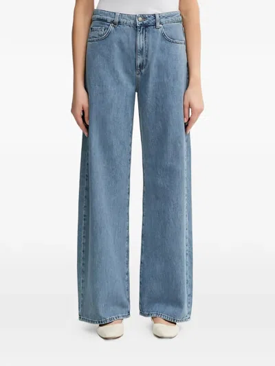 Benetton 패치 포켓 진 In Blue