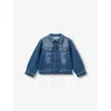 Benetton Blue Patch-pocket Regular-fit Denim Jacket 18 Months - 6 Year In Blue